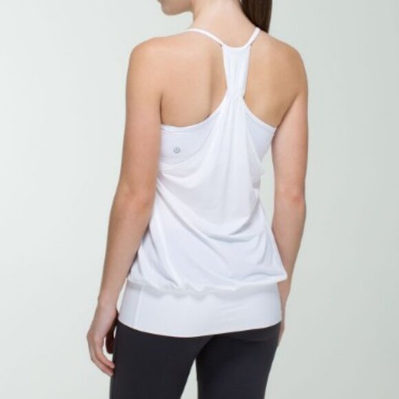 Lululemon No Limits tank top white women's size 10 - Picture 2 of 5